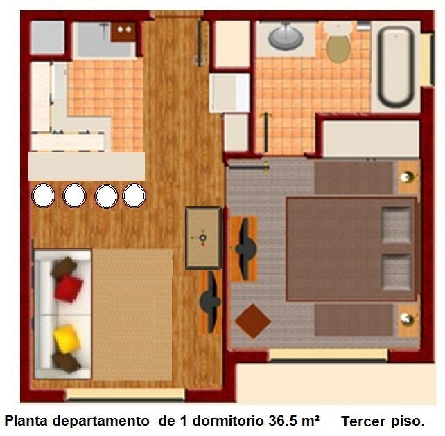 Depto Parque Suizo 800 Apartment Pucon Exterior photo